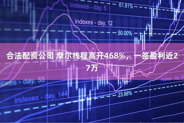 合法配资公司 摩尔线程高开468%，一签盈利近27万